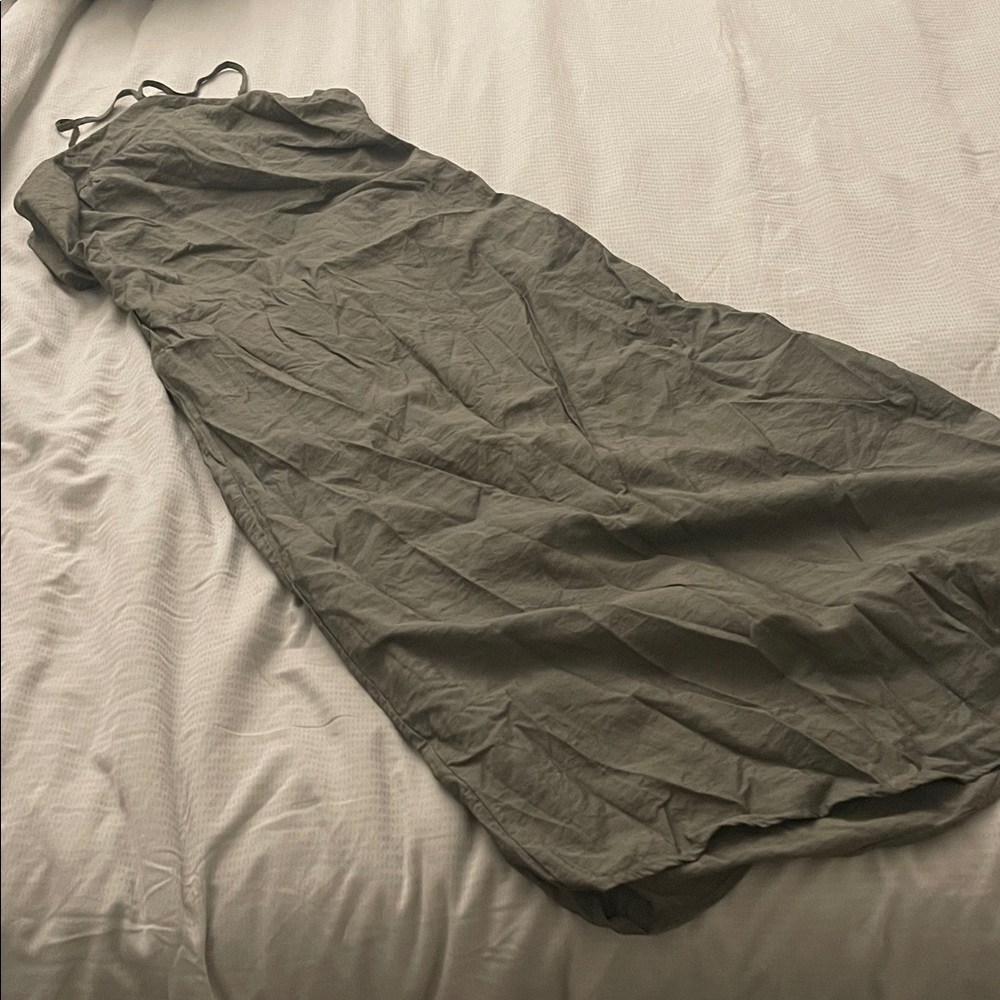 American Eagle Outfitters Olive Green Dress